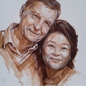 Усмихната двойка